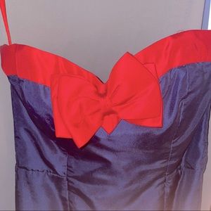 KNEE LENGTH SATIN DRESS